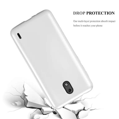 Nokia 2 2017 Suojakuori Kotelo (Hopea)