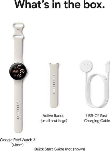Google Pixel Watch 3 älykello 41 mm Wi-Fi (Rose Quartz)