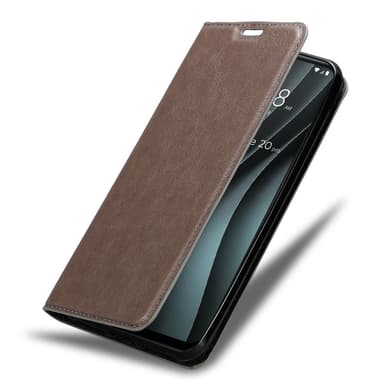 HTC Desire 20 PRO Suojakuori Lompakkokotelo (Ruskea)