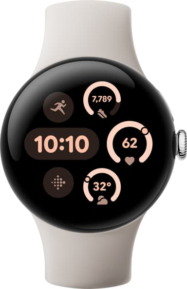 Google Pixel Watch 3 älykello 41 mm Wi-Fi (Porcelain)