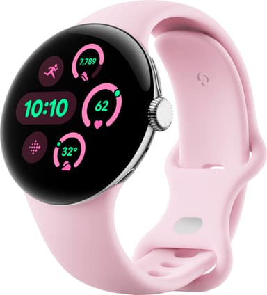 Google Pixel Watch 3 älykello 41 mm LTE (Rose Quartz)