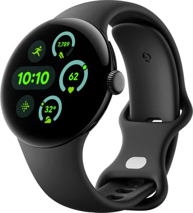 Google Pixel Watch 3 älykello 41 mm Wi-Fi (Obsidian)