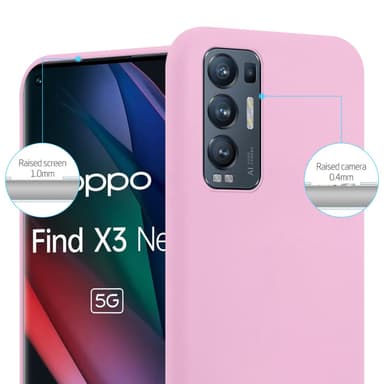 Suojakuori Oppo FIND X3 NEO Kotelo (Vaaleanpunainen)