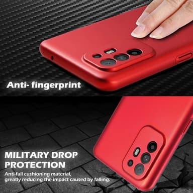 Oppo A94 5G Suojakuori Kotelo Cover (Punainen)