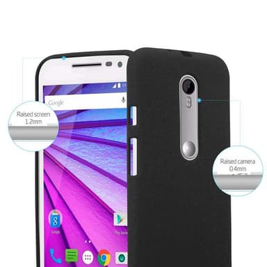 Suojakuori Motorola MOTO G3 Kotelo (Musta)