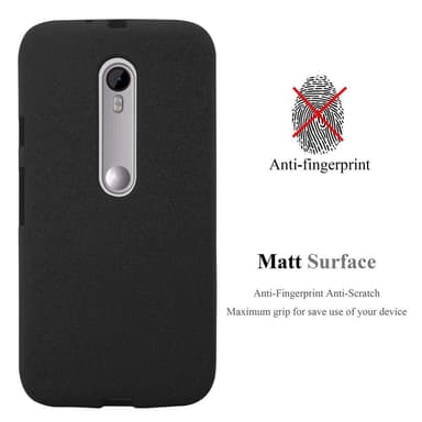 Suojakuori Motorola MOTO G3 Kotelo (Musta)
