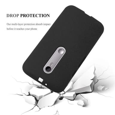 Suojakuori Motorola MOTO G3 Kotelo (Musta)