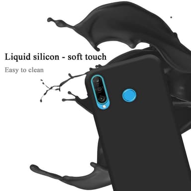 Huawei P30 LITE Suojakuori Kotelo Case (Musta)