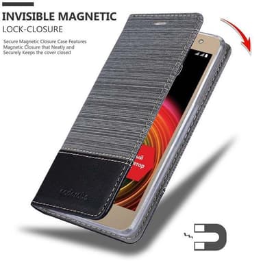 LG X POWER 2 Suojakuori Lompakkokotelo (harmaa)