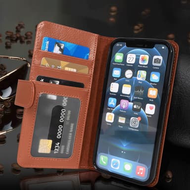 iPhone 13 PRO MAX Suojakuori Kotelo (Ruskea)