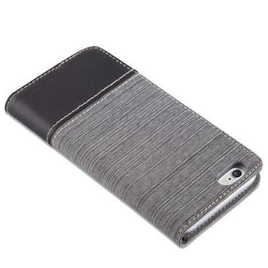 iPhone 6 / 6S Suojakuori Lompakkokotelo (harmaa)