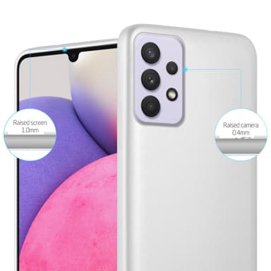 Samsung Galaxy A33 5G Suojakuori Kotelo (Hopea)