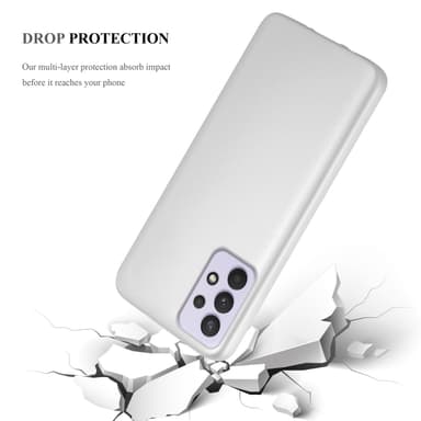 Samsung Galaxy A33 5G Suojakuori Kotelo (Hopea)