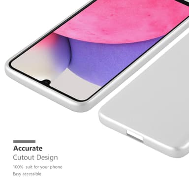 Samsung Galaxy A33 5G Suojakuori Kotelo (Hopea)
