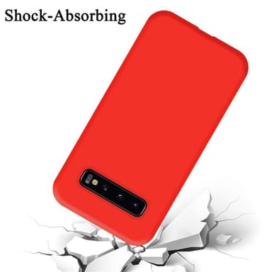 Samsung Galaxy S10 4G Suojakuori Kotelo (Punainen)