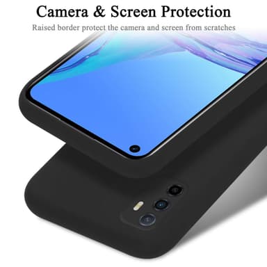 Oppo A53s Suojakuori Kotelo Case (Musta)