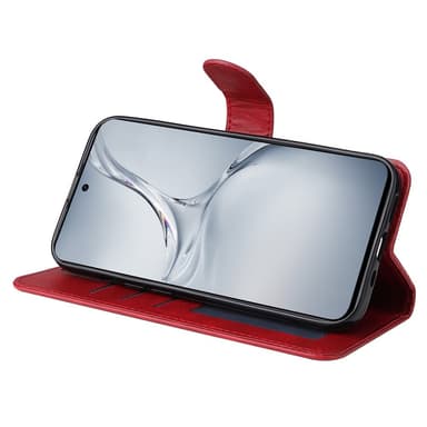SKALO OnePlus Nord CE4 Lite 5G PU-nahkainen Lompakkokotelo - Punainen
