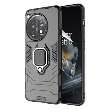 Hybrid Ring Case OnePlus 12 - Musta