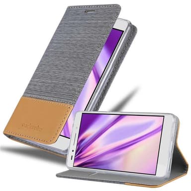 Honor 7 Suojakuori Lompakkokotelo (harmaa)