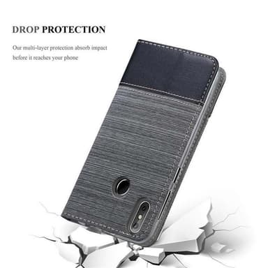 Cubot J3 PRO Suojakuori Lompakkokotelo (harmaa)