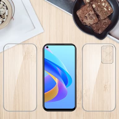 Oppo A36 / A76 Suojakuori Case Cover (Läpinäkyvä)