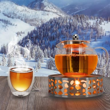 Teekannu Karahvi Kahvipannu Borosilikaattilasi 650ml