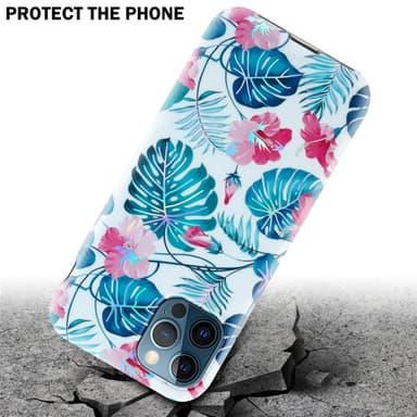 iPhone 12 PRO MAX Suojakuori Lompakkokotelo (Valkoinen)