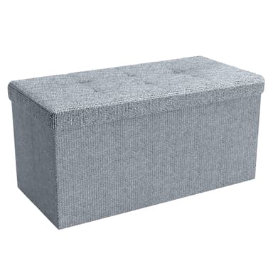 Kokoontaittuva Penkki 76x38x38 cm Jakkara (harmaa)