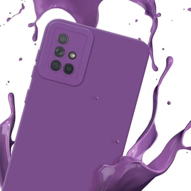 Samsung Galaxy A71 4G Suojakuori Kotelo (Violetti)