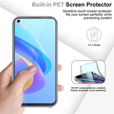 Oppo A36 / A76 Suojakuori Case Cover (Läpinäkyvä)