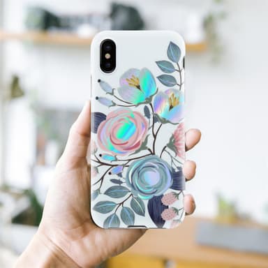iPhone XS MAX Suojakuori Lompakkokotelo (Valkoinen)
