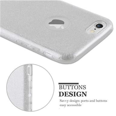 iPhone 6 / 6S Suojakuori Kotelo (Hopea)