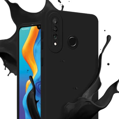 Huawei P30 LITE Suojakuori Kotelo (Musta)