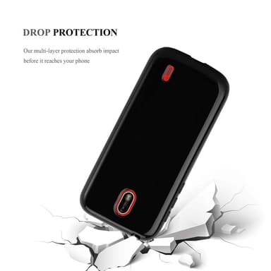 Nokia 1 2018 Suojakuori Kotelo (Musta)