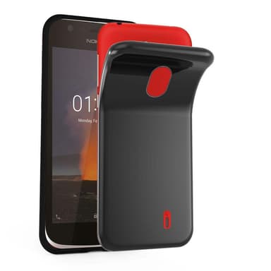 Nokia 1 2018 Suojakuori Kotelo (Musta)