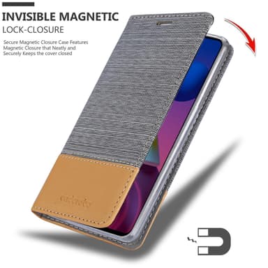 Samsung Galaxy M51 Suojakuori Lompakkokotelo (harmaa)
