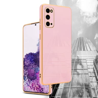 Samsung Galaxy S20 Suojakuori Cover (Vaaleanpunainen)