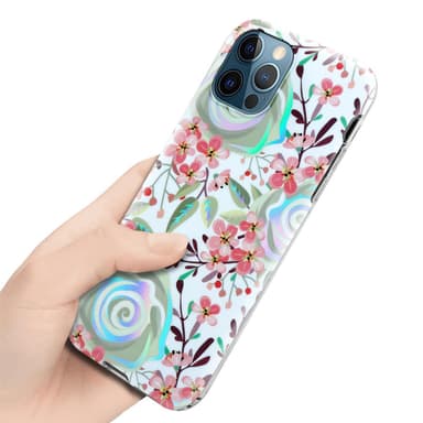 iPhone 12 PRO MAX Suojakuori Lompakkokotelo (Valkoinen)