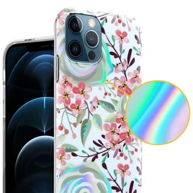 iPhone 12 PRO MAX Suojakuori Lompakkokotelo (Valkoinen)