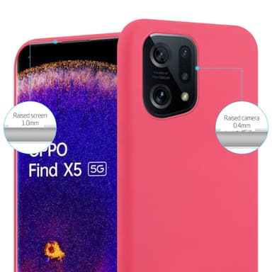 Suojakuori Oppo FIND X5 Kotelo (Punainen)