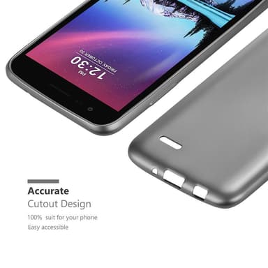 LG K4 2017 Suojakuori Kotelo (harmaa)