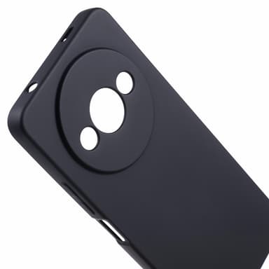 SKALO Xiaomi Redmi A3 Mattamusta erittäin ohut TPU-suojakuori