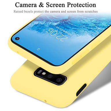 Samsung Galaxy S10e Suojakuori Kotelo (Keltainen)