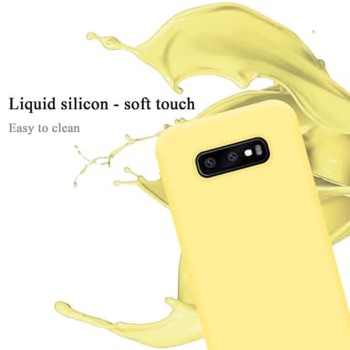 Samsung Galaxy S10e Suojakuori Kotelo (Keltainen)