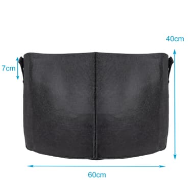 2x Istutuspussi Istutusastia (113 l - 60 x 40 cm)