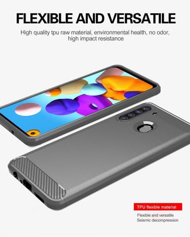 Suojakuori Samsung Galaxy A21 Kotelo (harmaa)