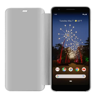 Suojakuori Google PIXEL 3A XL Lompakkokotelo (Hopea)