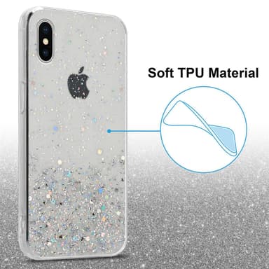 iPhone X / XS Suojakuori Kotelo (Läpinäkyvä)