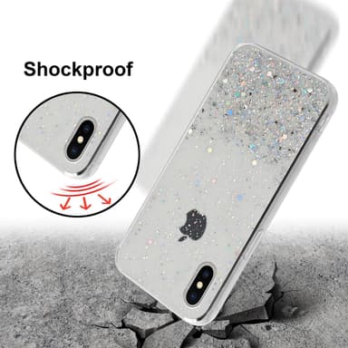iPhone X / XS Suojakuori Kotelo (Läpinäkyvä)