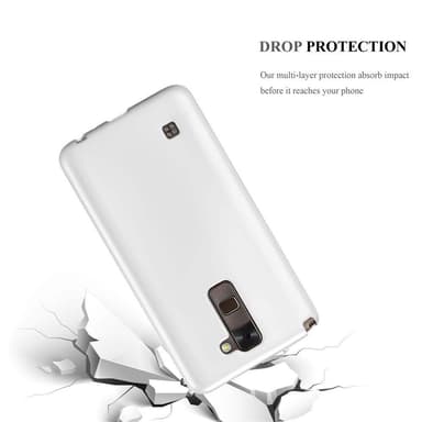 LG STYLUS 2 Suojakuori Kotelo (Hopea)